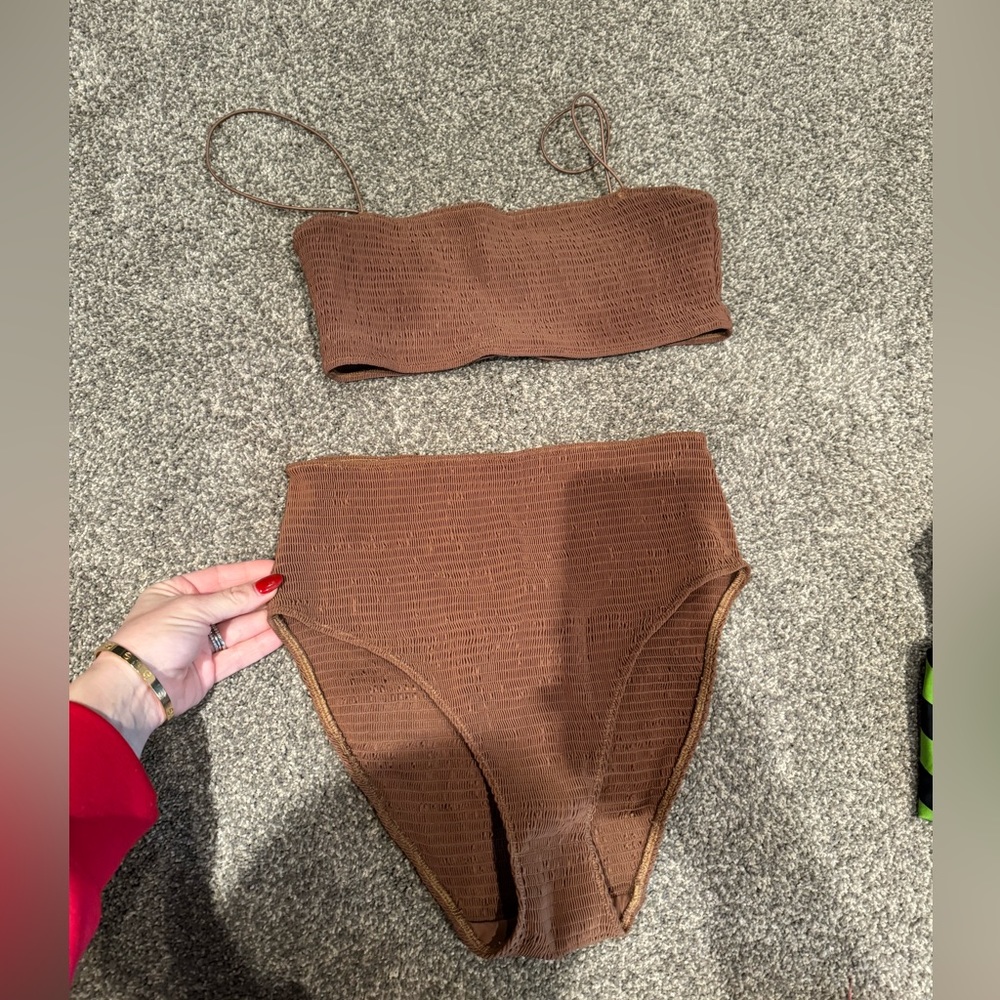 Toteme swimsuit bikini in brown L